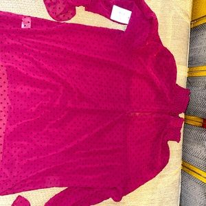 Long Sleeve Slightly sheer top